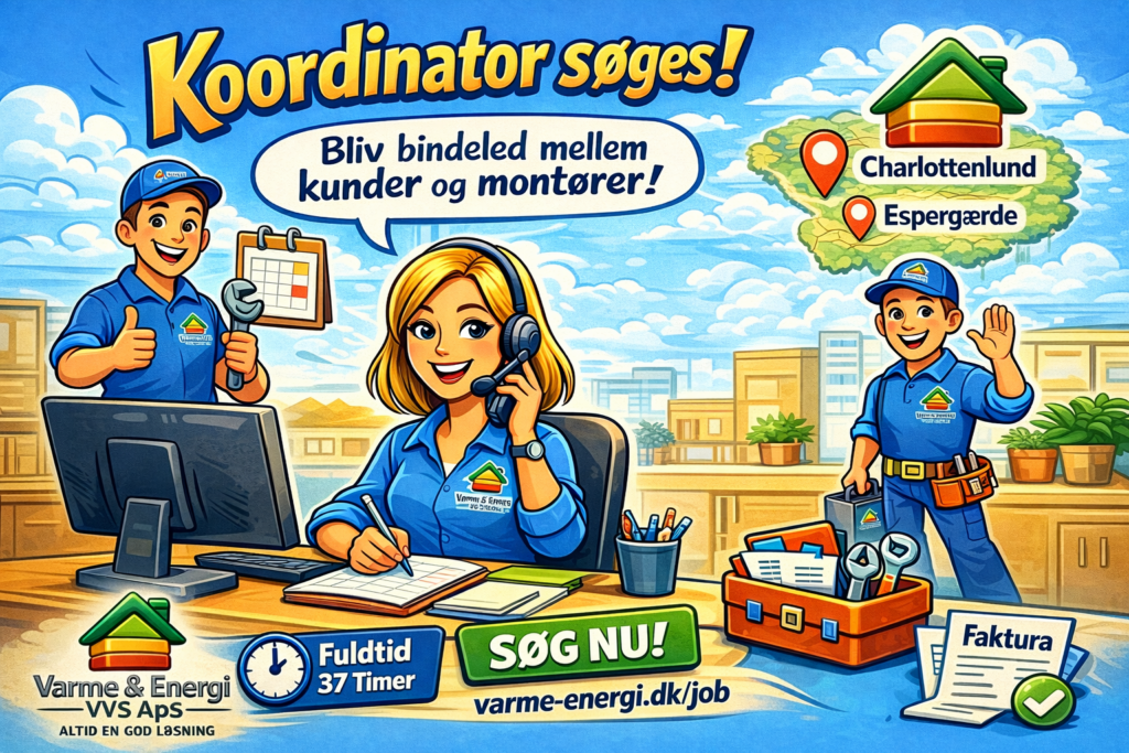 vvs koordinator job opslag